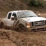 truck in the mud